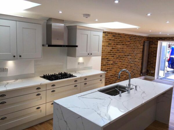 Painted Kitchen Splashback