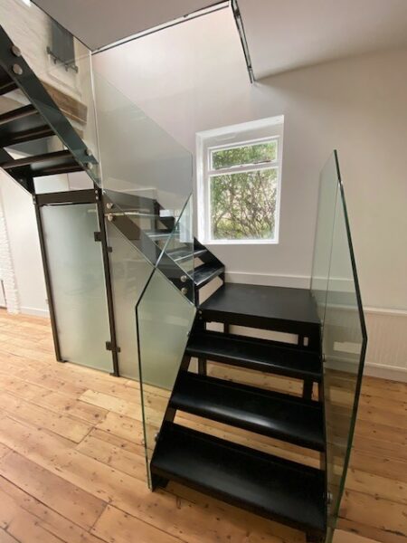 Toughened Glass Balustrade Staircase