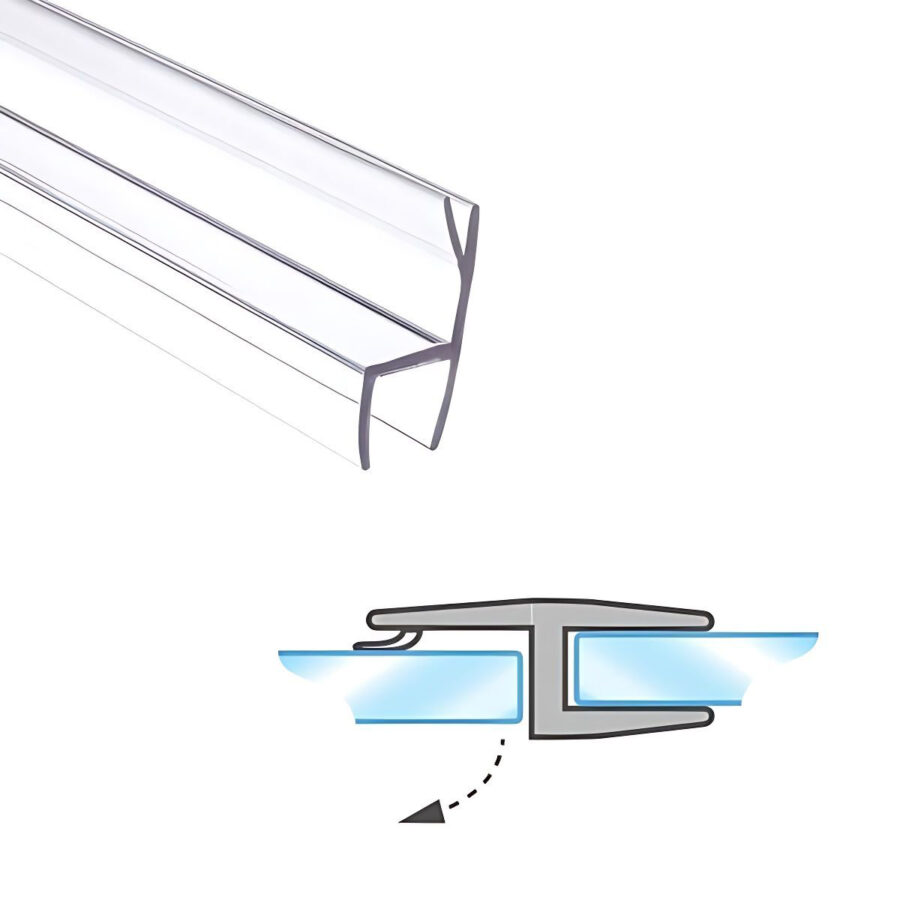 translucent glass to glass closure seals