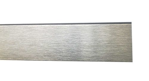 1,250mm Brushed Nickel Aluminium Glazing Channels