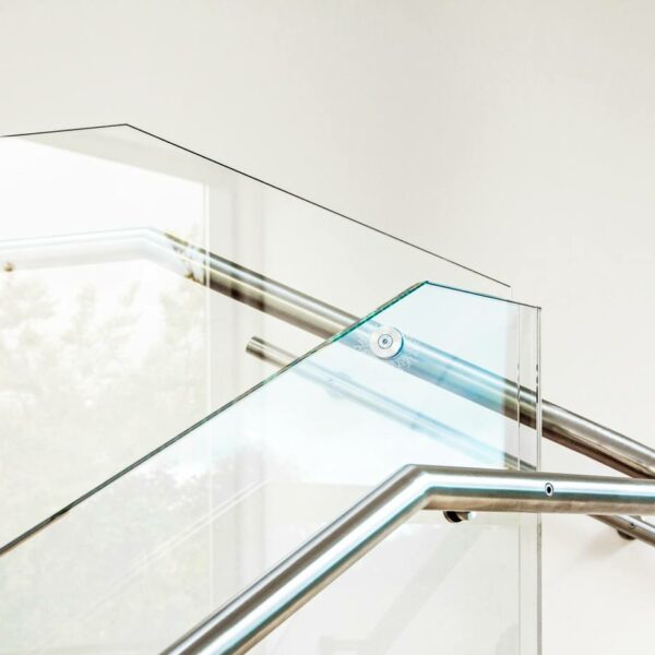 Picture of Clear Glass Balustrades with Silver Handrail