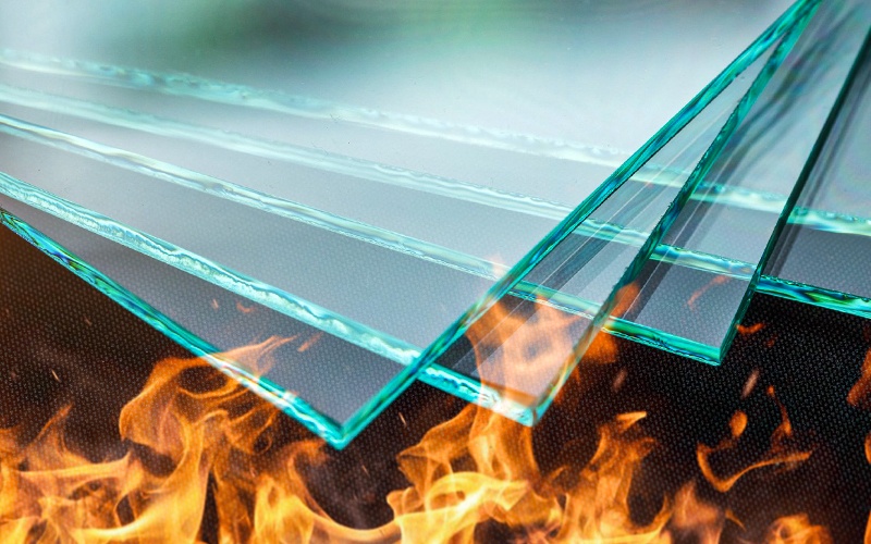 Fire rated glass