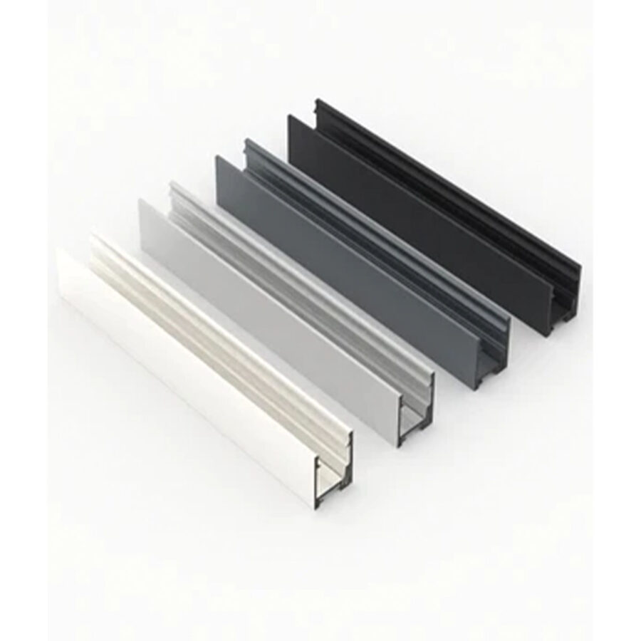 25mm Partitioning Base Channel for 10-12.8mm glass partitions.